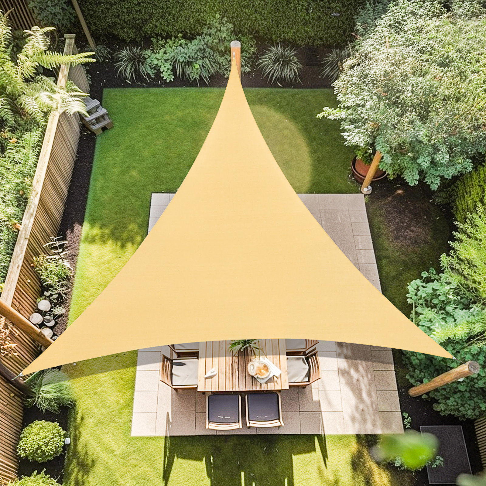 Customize Triangle Sun Shade Sail Artpuch